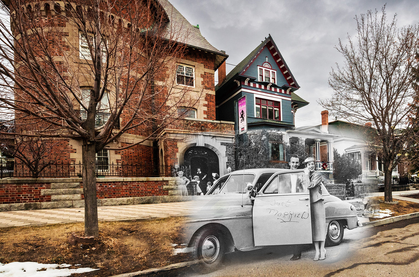 Smithers Wedding at the Clark Chateau - Canvas Gallery Wrap