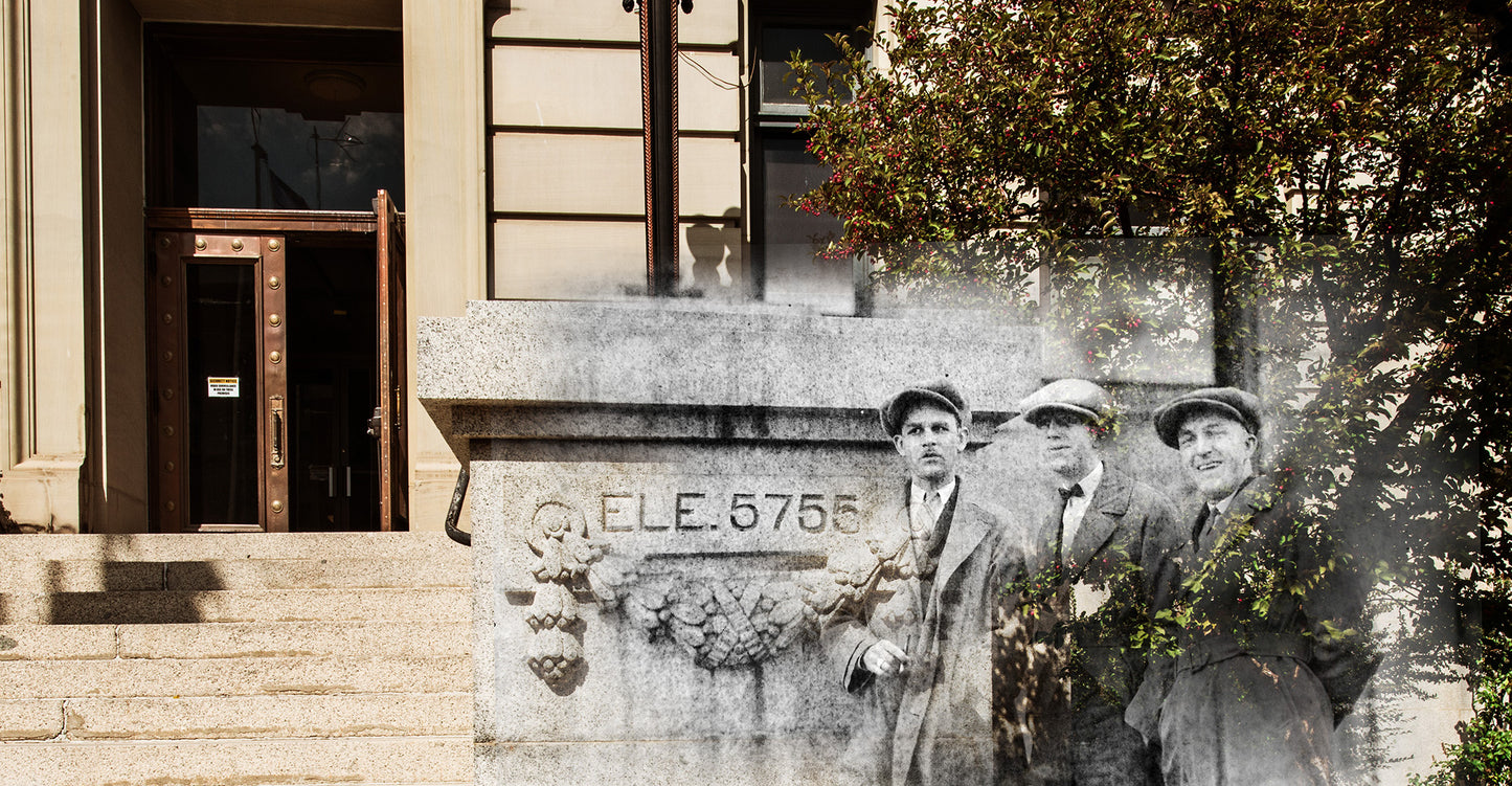 Courthouse Elevation Sign - Canvas Gallery Wrap