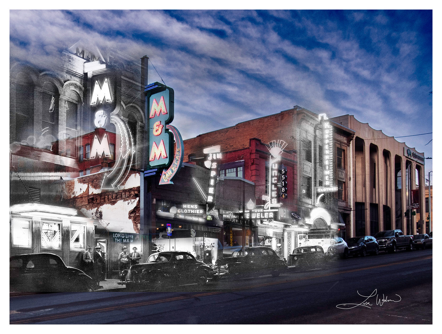 Long Live The M&M Cigar Store - Canvas Gallery Wrap