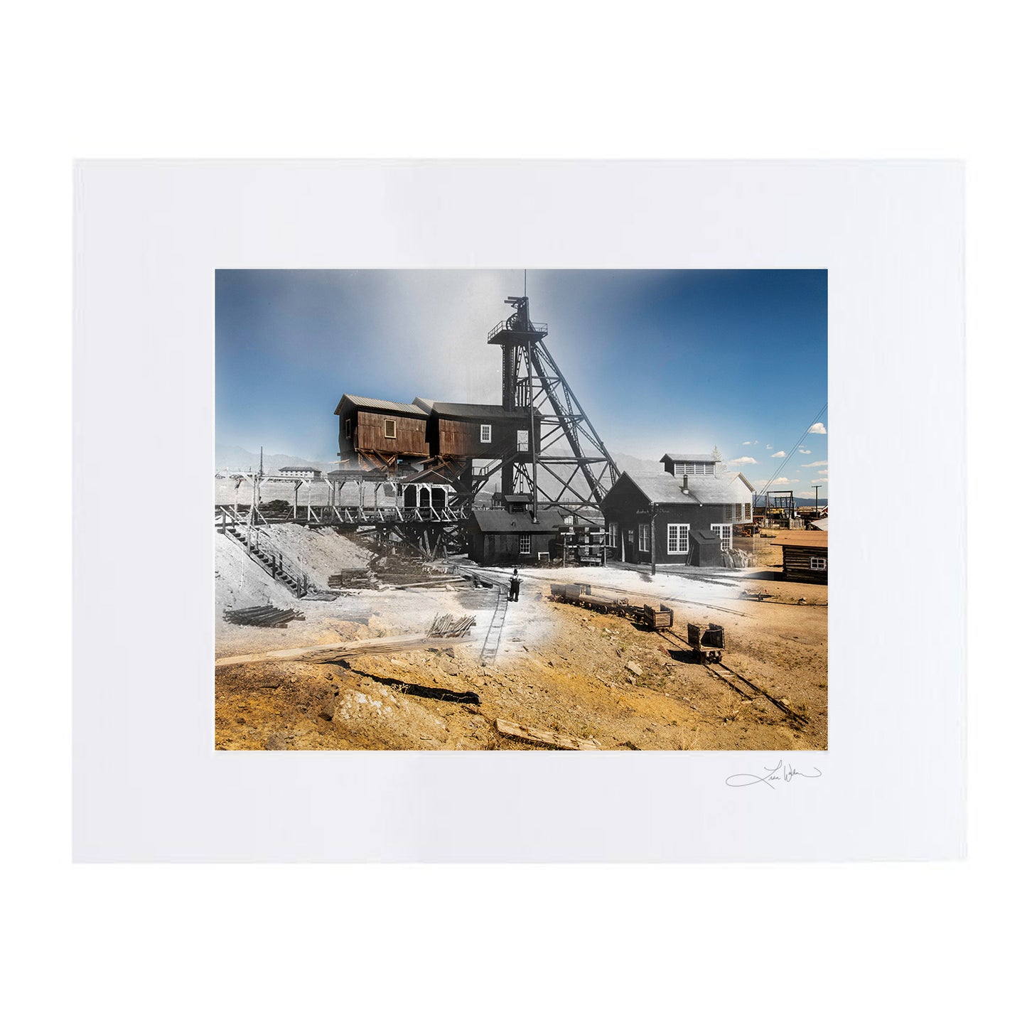 Orphan Girl Mine - Matted Print