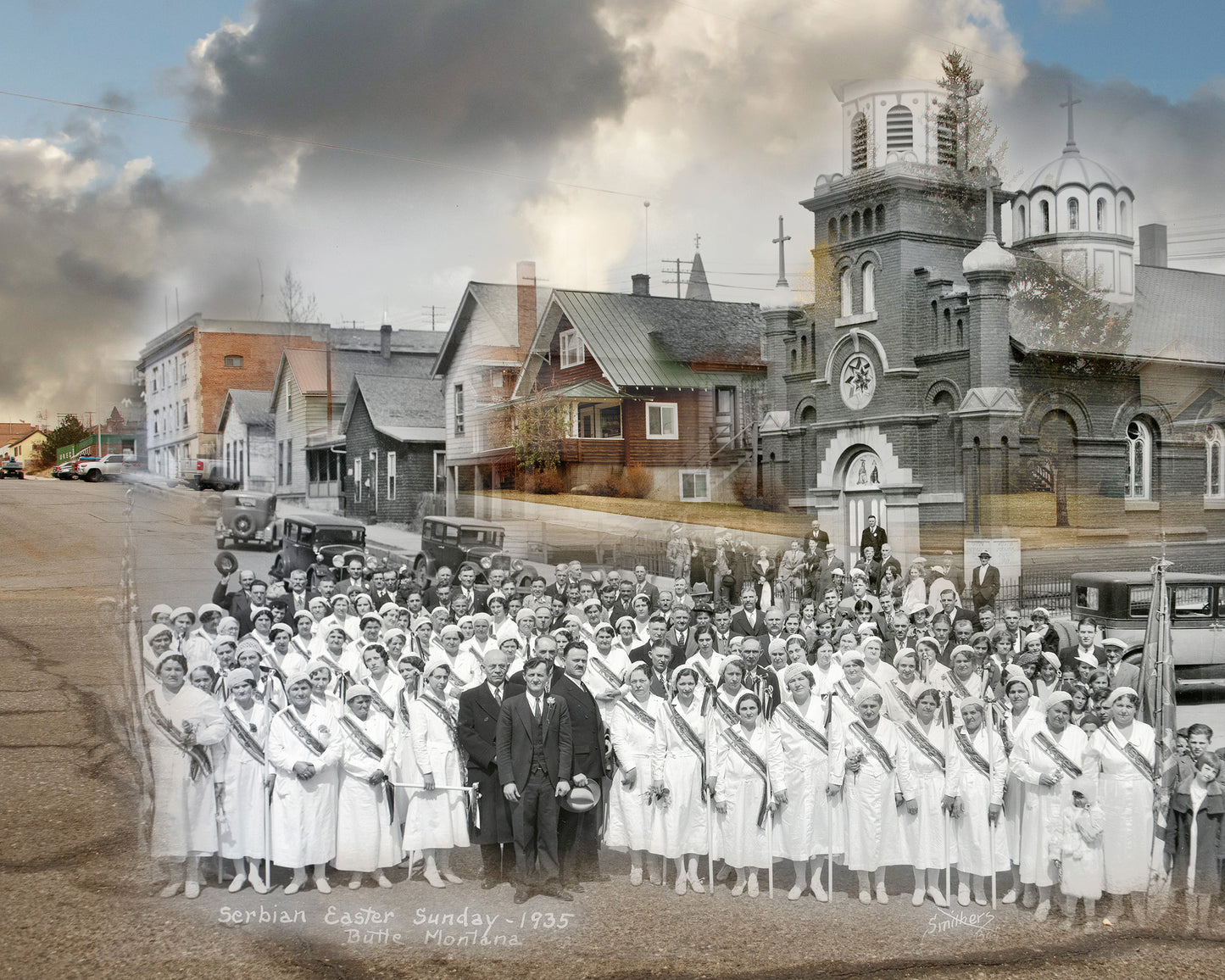 Serbian Orthodox Church - Canvas Gallery Wrap