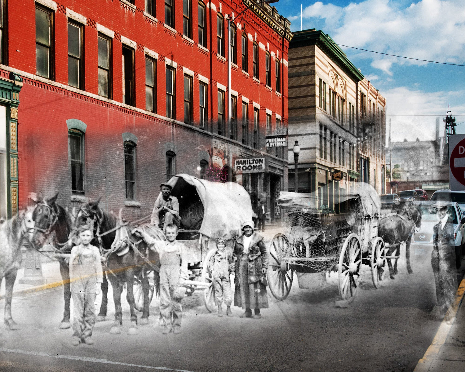 Hamilton Street Wagons - Butte, Montana