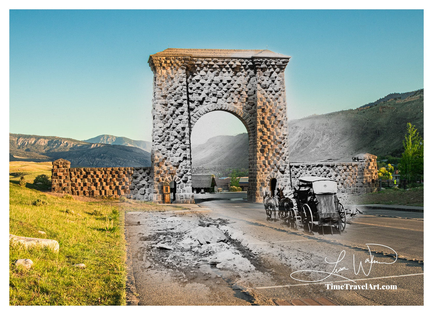 North Gardiner Entrance - Yellowstone National Park