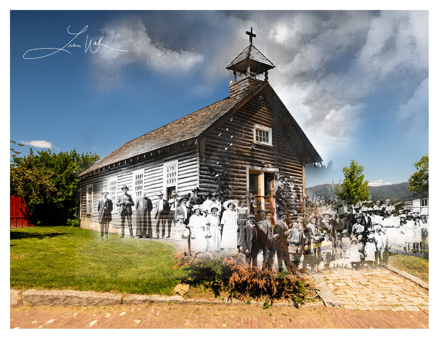 St. Patrick Church in Browns Gulch now WMOM, Butte, Montana