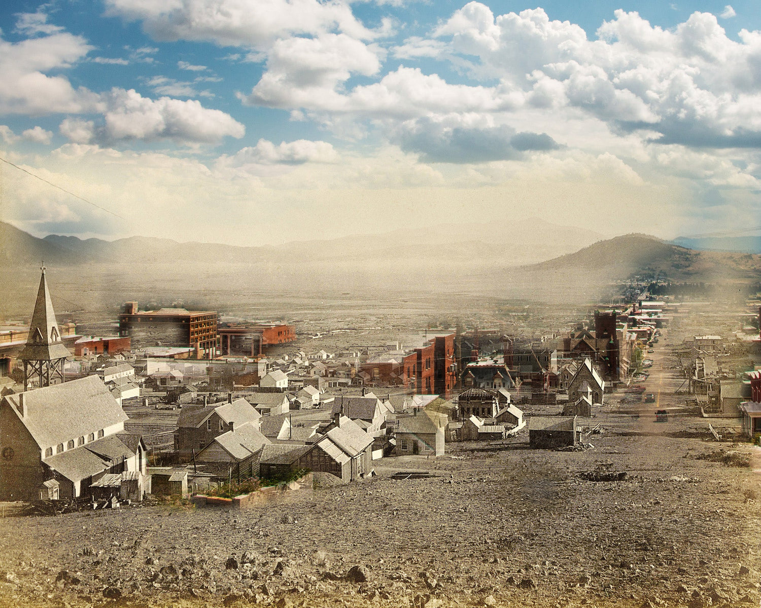 Idaho Street Late 1800's - Butte, Montana