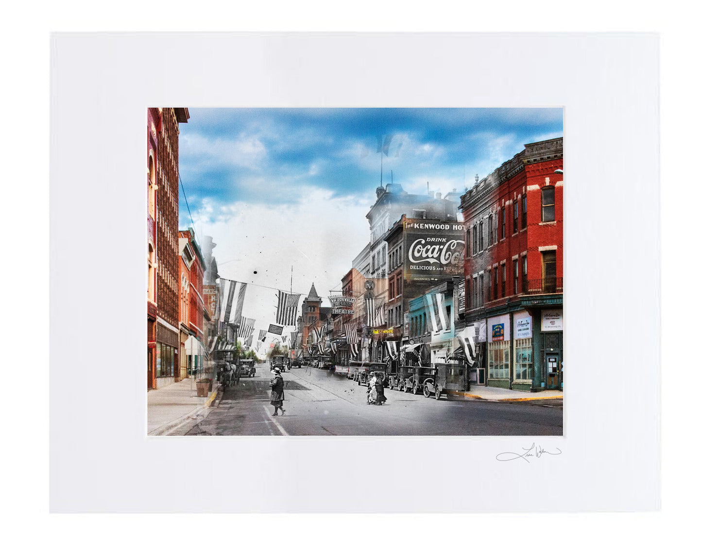 Butte Americana - Matted Print