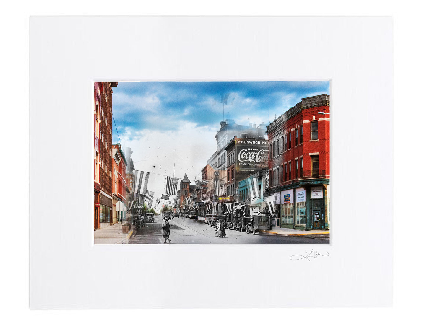 Butte Americana - Matted Print