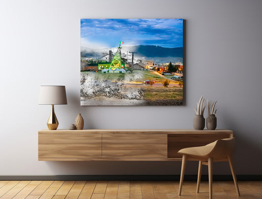 An Ri Ra and Original Mine, Butte MT - Canvas Gallery Wrap