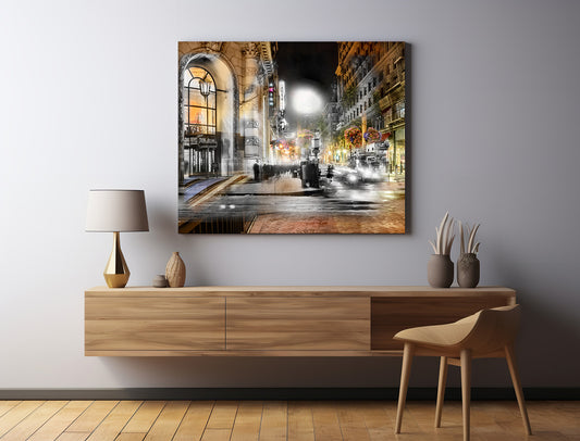 Axiom and Market Street, San Francisco, California - Canvas Gallery Wrap