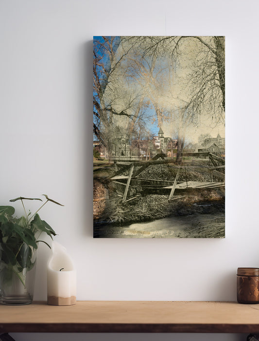 Black Hills State University and Spearfish Normal School  - Canvas Gallery Wrap