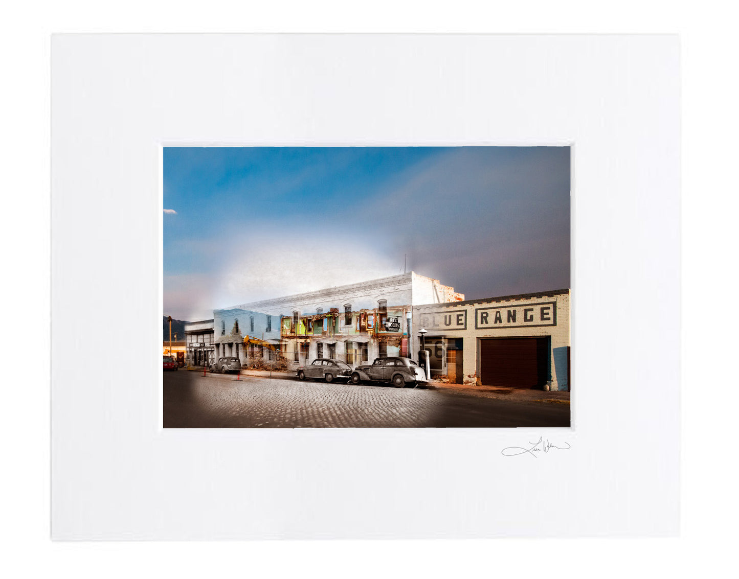 Blue Range - Matted Print