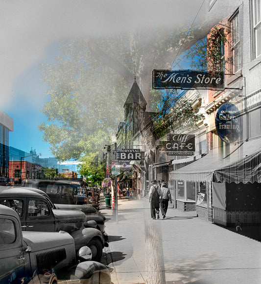 Crystal Bar in Bozeman - Matted Print