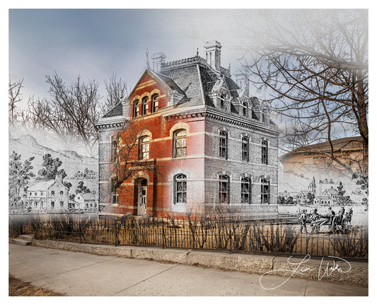 US Assay Office, Helena, Montana - Matted Print