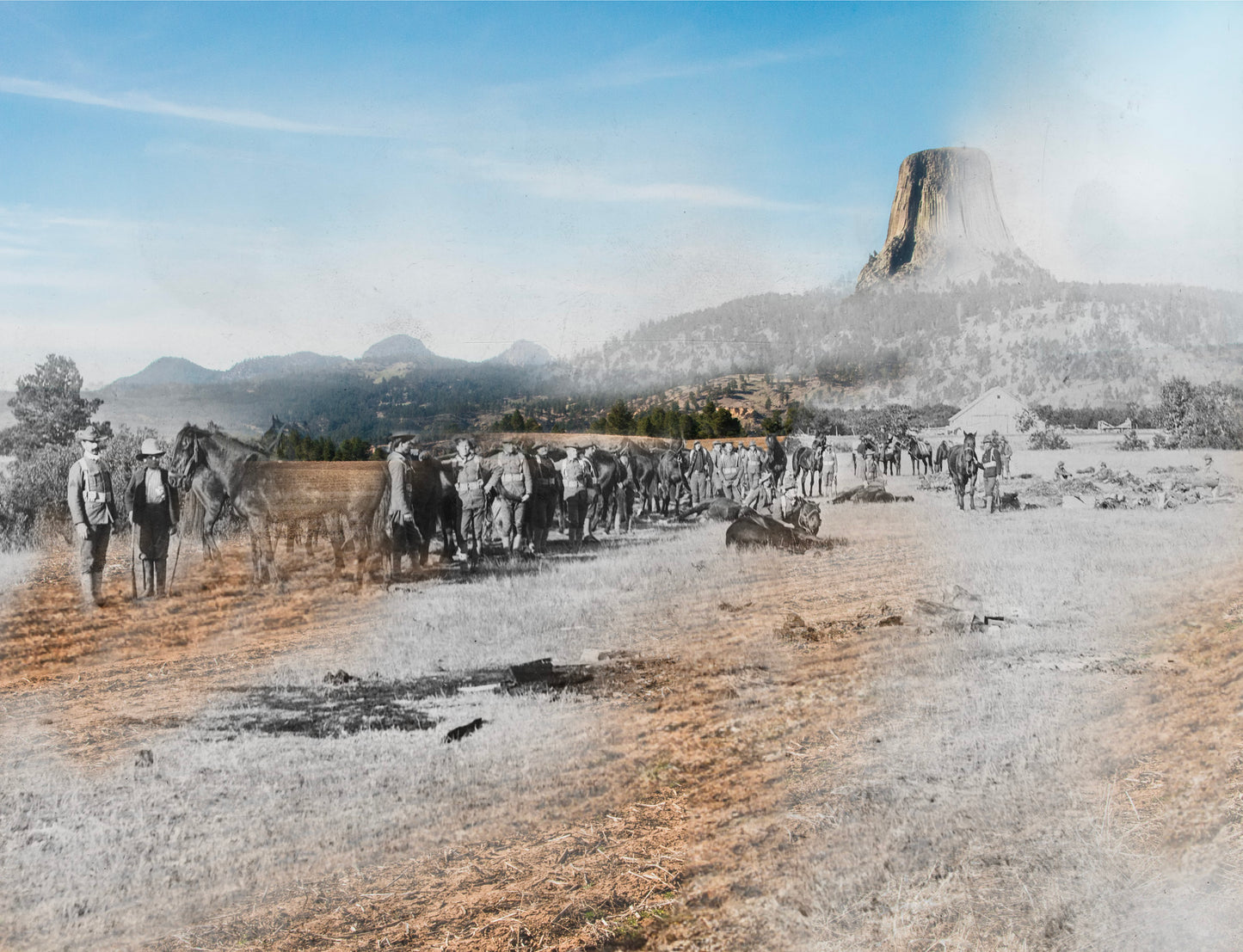 Devils Tower National Monument - Canvas Gallery Wrap