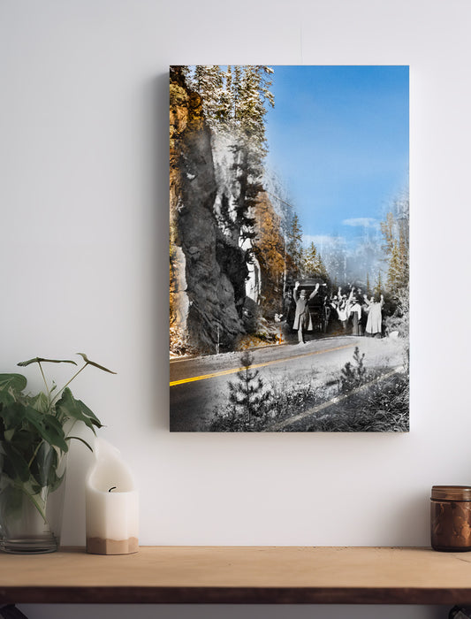 Hold Up Rock, Yellowstone National Park - Canvas Gallery Wrap