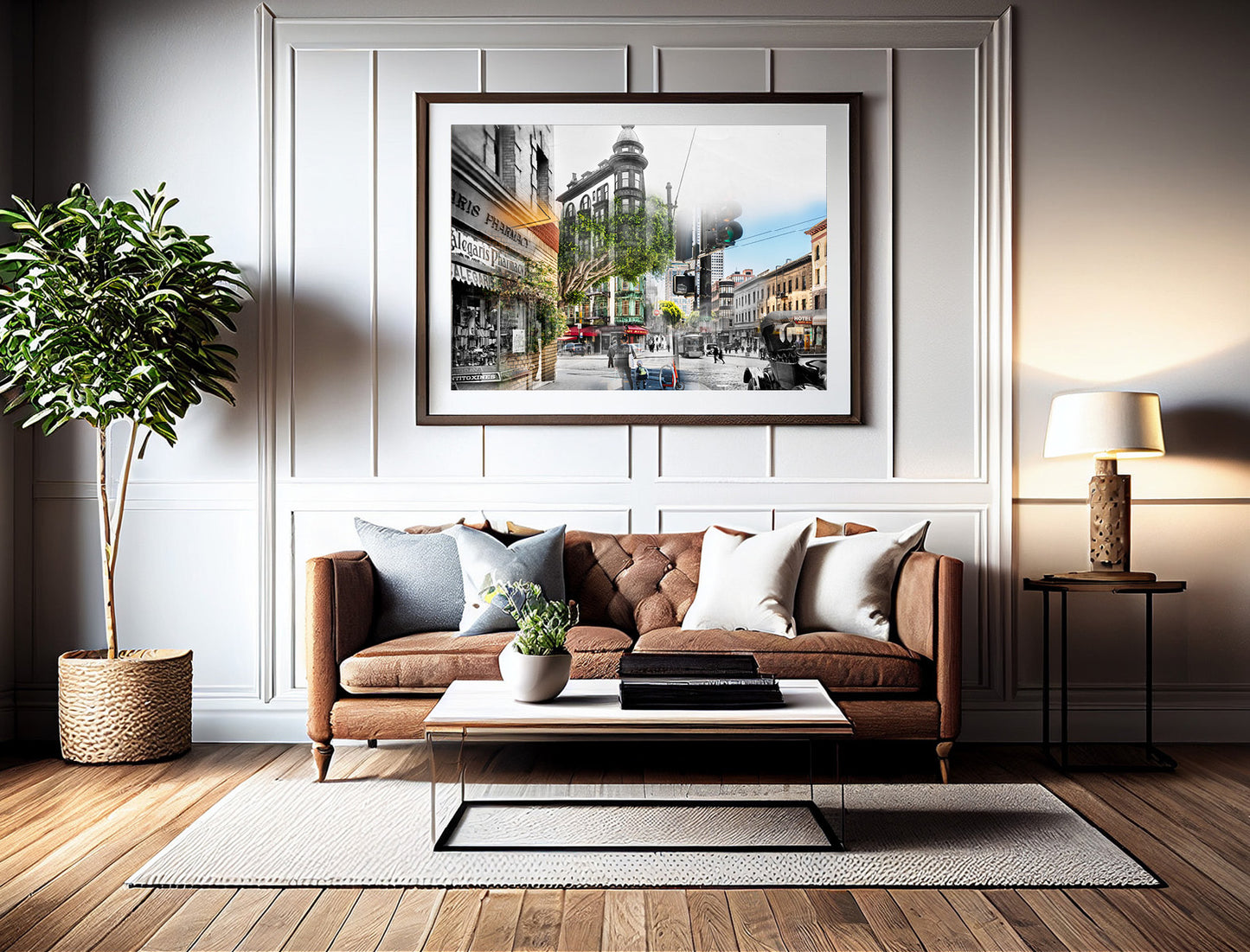 Sentinel Building, San Francisco, California - Framed and Matted Print