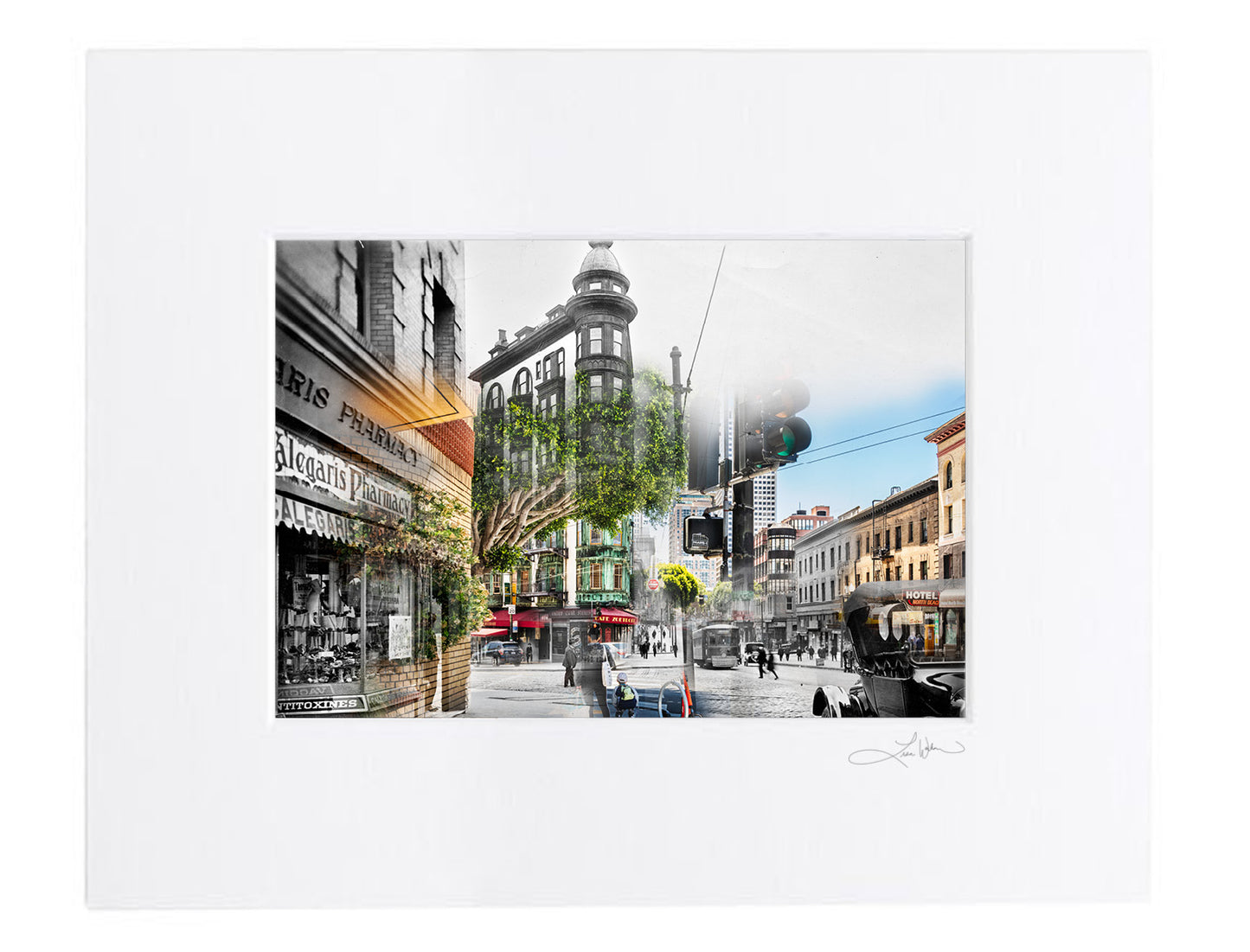 Sentinel Building, San Francisco, California - Matted Print