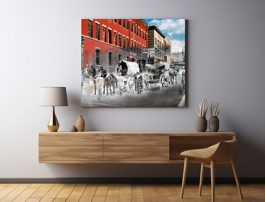 Hamilton Street Wagons - Canvas Gallery Wrap