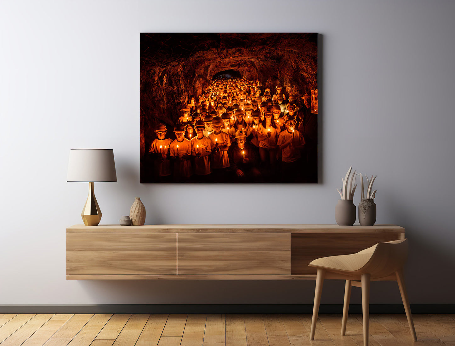 100 Year Anniversary of the Granite - Speculator Fire Mining Disaster - Canvas Gallery Wrap