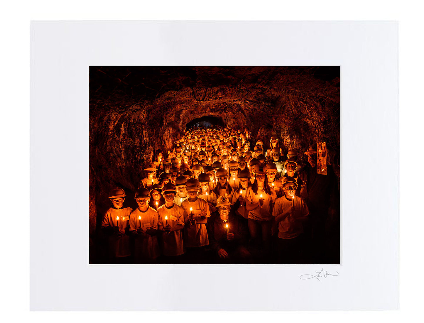 100 Year Anniversary of the Granite - Speculator Fire Mining Disaster - Matted Print