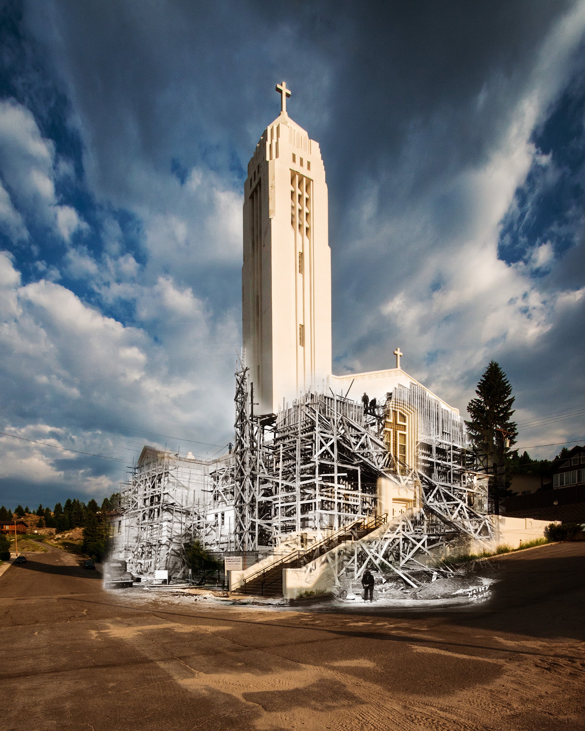 Immaculate Timoh Immaculate Conception Church - Matted Print β Lisa Wareham Photography