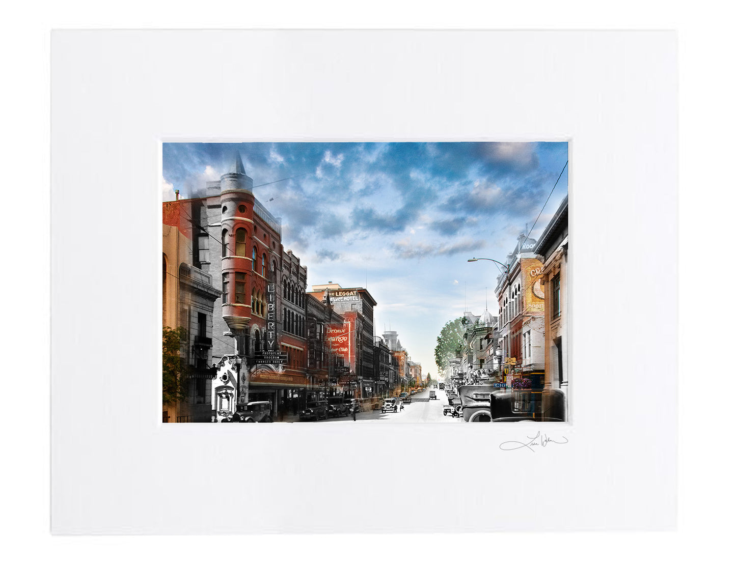 Liberty Theater - Matted Print