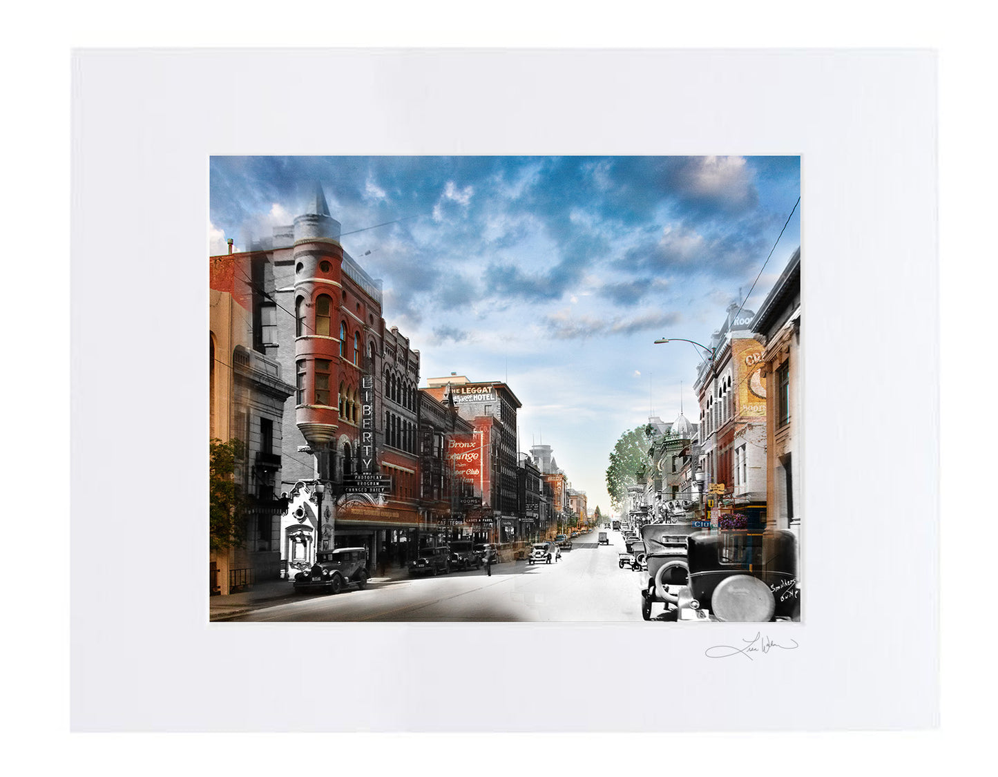 Liberty Theater - Matted Print