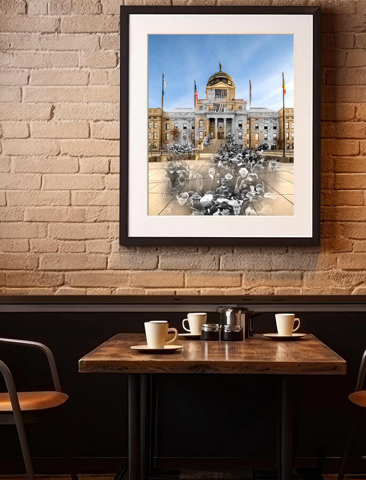 Montana State Capitol, Helena, Montana - Framed and Matted Print (Copy)