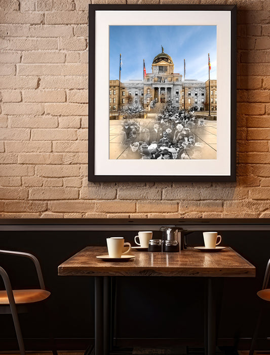 Montana State Capitol, Helena, Montana - Framed and Matted Print (Copy)