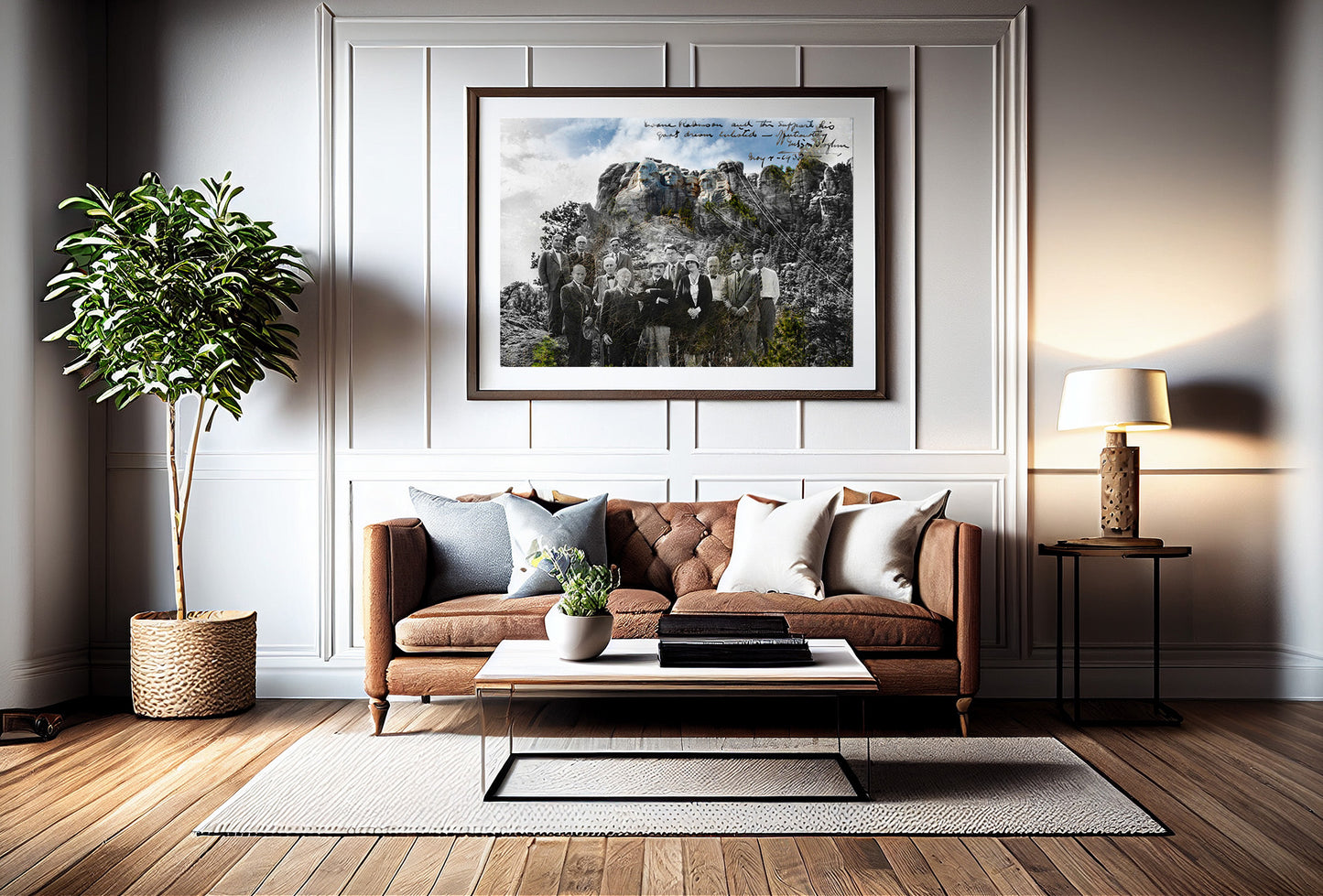 Mt Rushmore - Framed and Matted Print