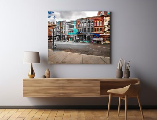 NorthWestern Energy Old Buildings - Canvas Gallery Wrap