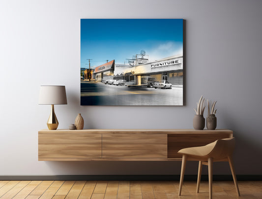 Ossello's and Arizona Ave - Butte, Montana - Canvas Gallery Wrap