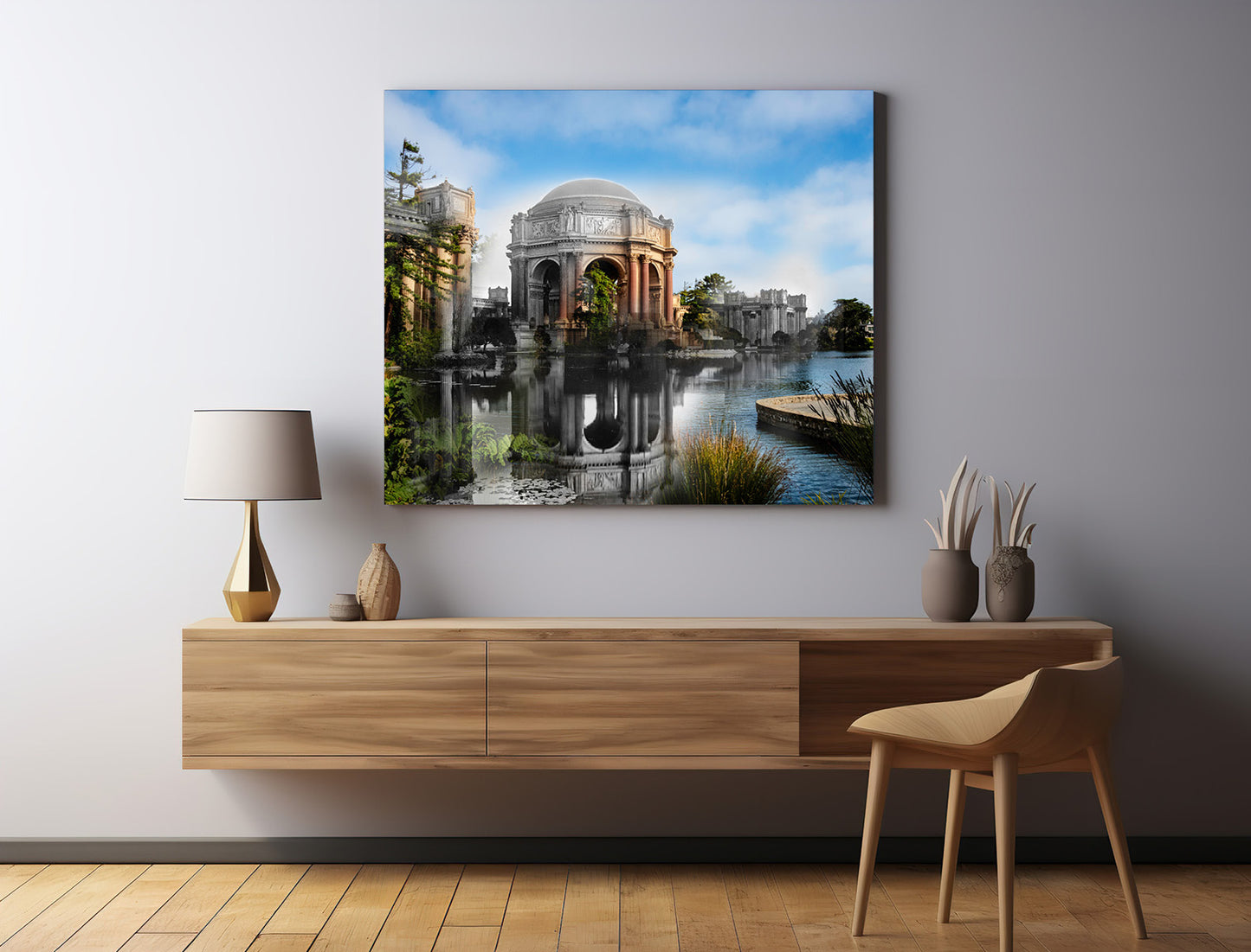 Palace of Fine Arts, San Francisco, California - Canvas Gallery Wrap
