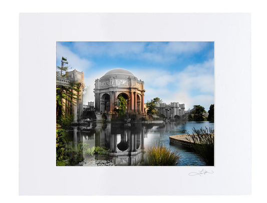 Palace of Fine Arts, San Francisco, California - Matted Print