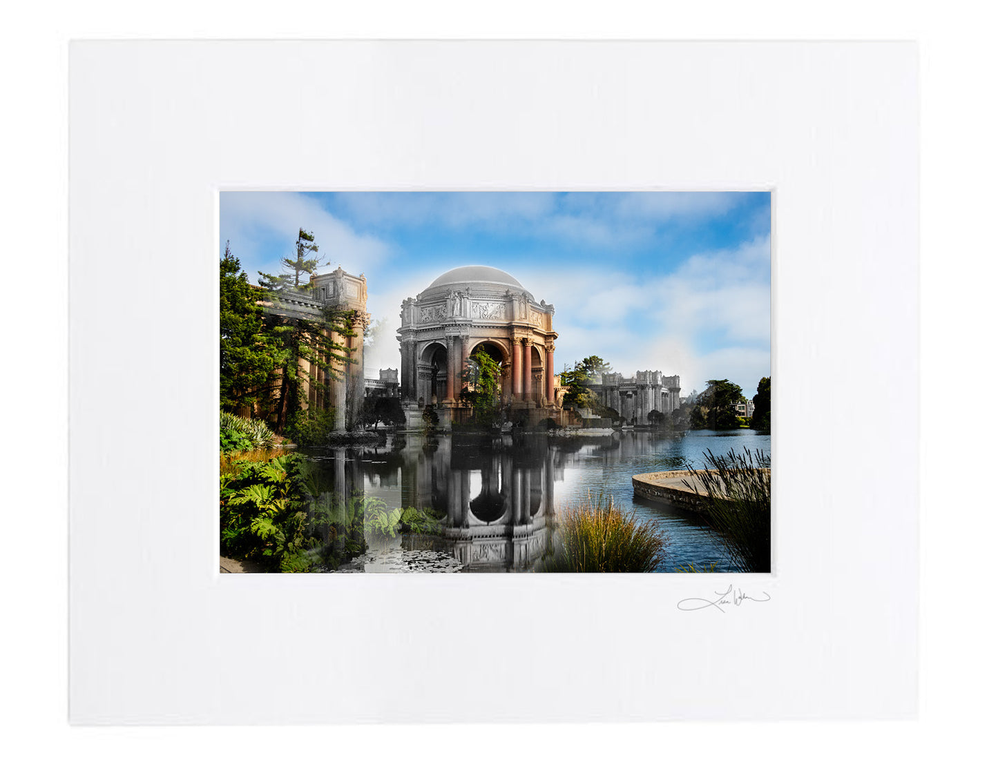 Palace of Fine Arts, San Francisco, California - Matted Print