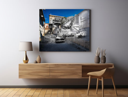 Rialto Theater Demolition From Ally - Canvas Gallery Wrap