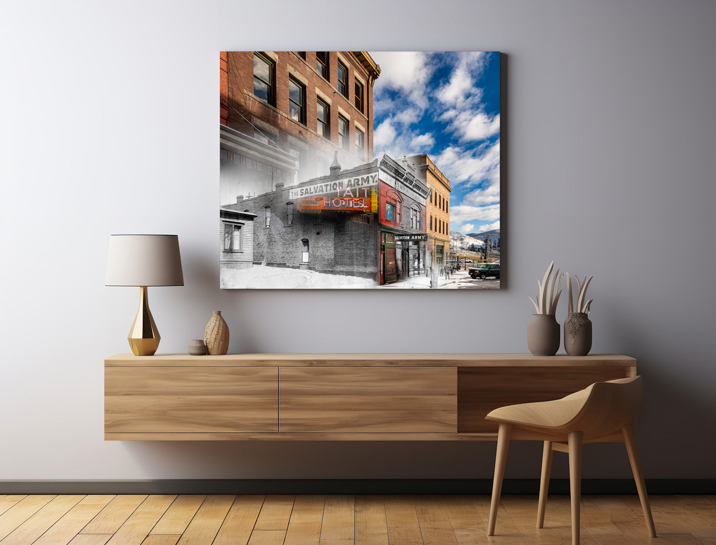 The Salvation Army, Broadway Street - Butte, Montana - Canvas Gallery Wrap