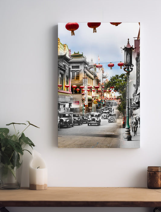 Chinatown -  San Francisco, California - Canvas Gallery Wrap