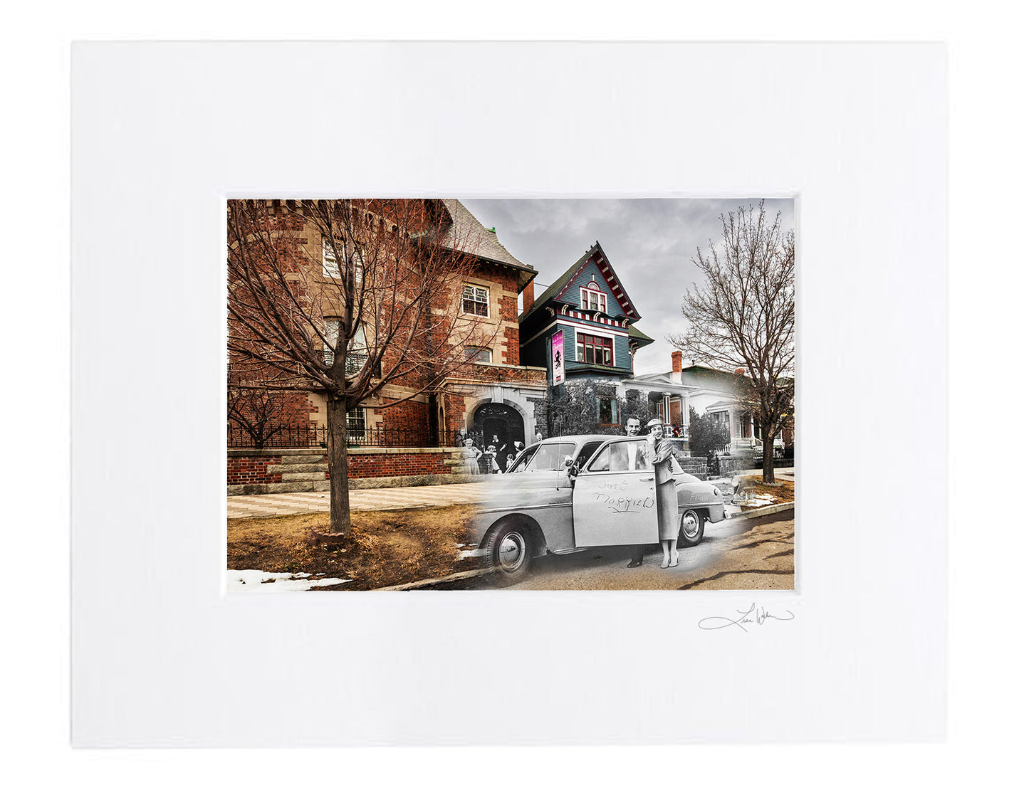 Smithers Wedding at Clark Chateau - Matted Print