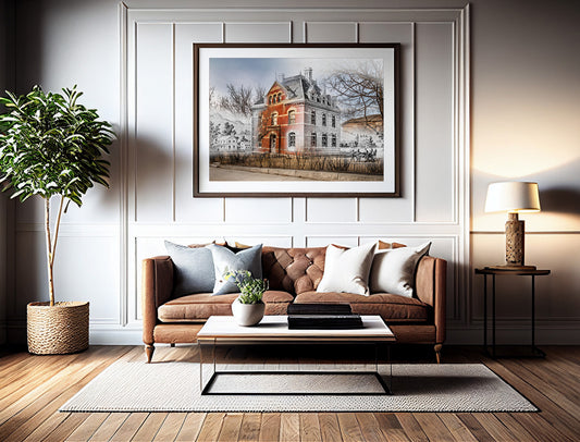 US Assay Office, Helena, Montana - Framed and Matted Print
