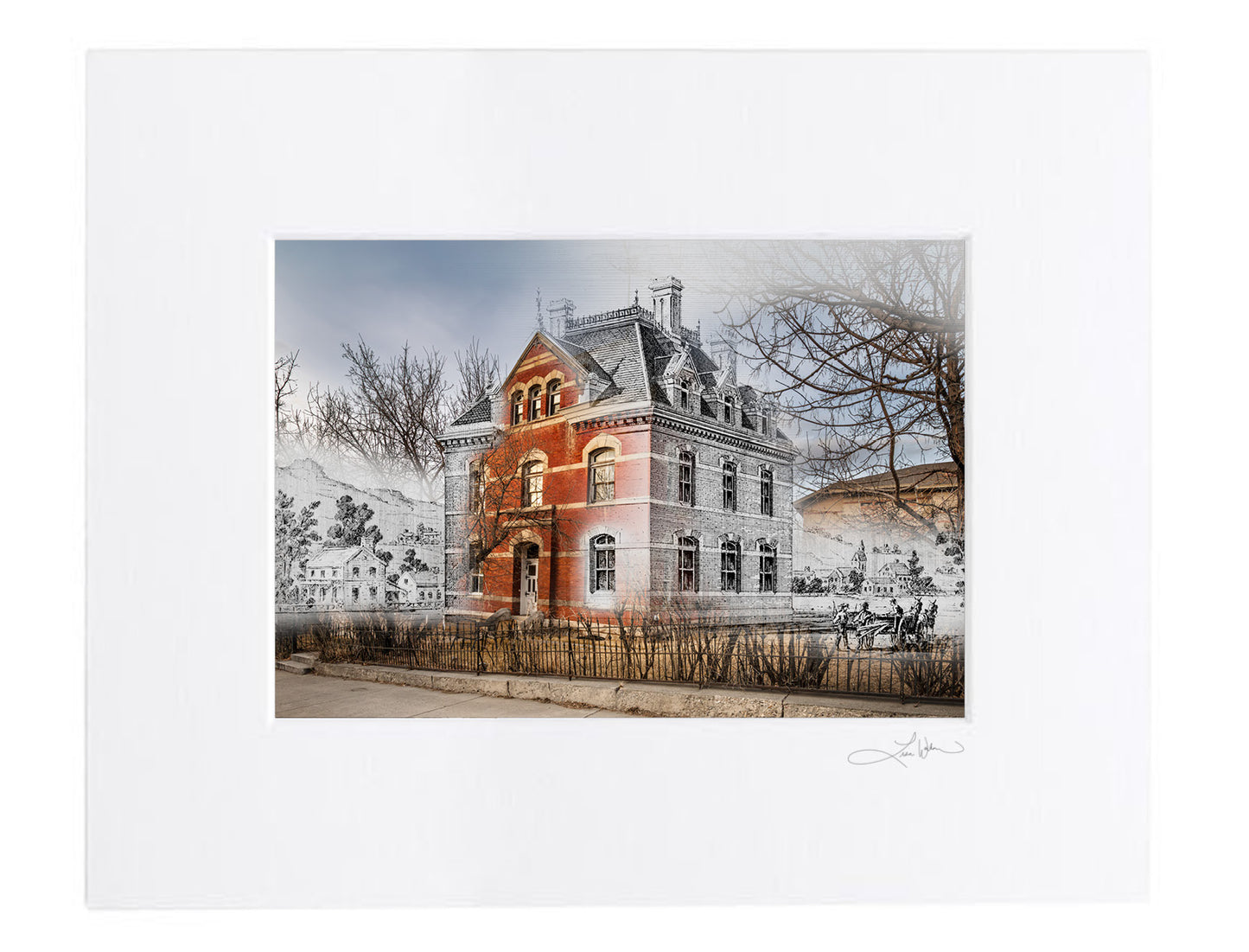 US Assay Office, Helena, Montana - Matted Print