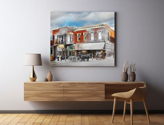 Vu Villa, Butte, Montana - Canvas Gallery Wrap
