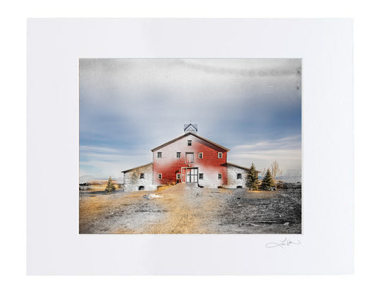 W.C. Child Ranch (Kleffner Ranch), Helena, Montana - Matted Print