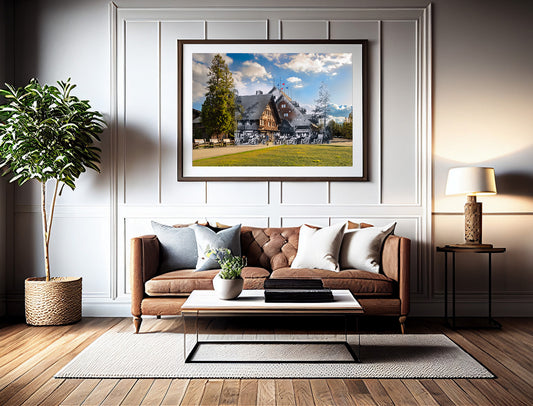 Old Faithful Inn - Framed and Matted Print