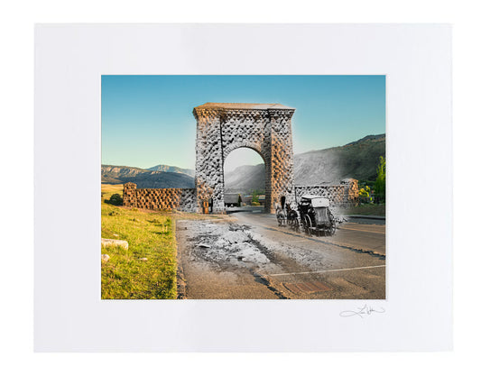 North Gardiner Entrance Arch - Matted Print
