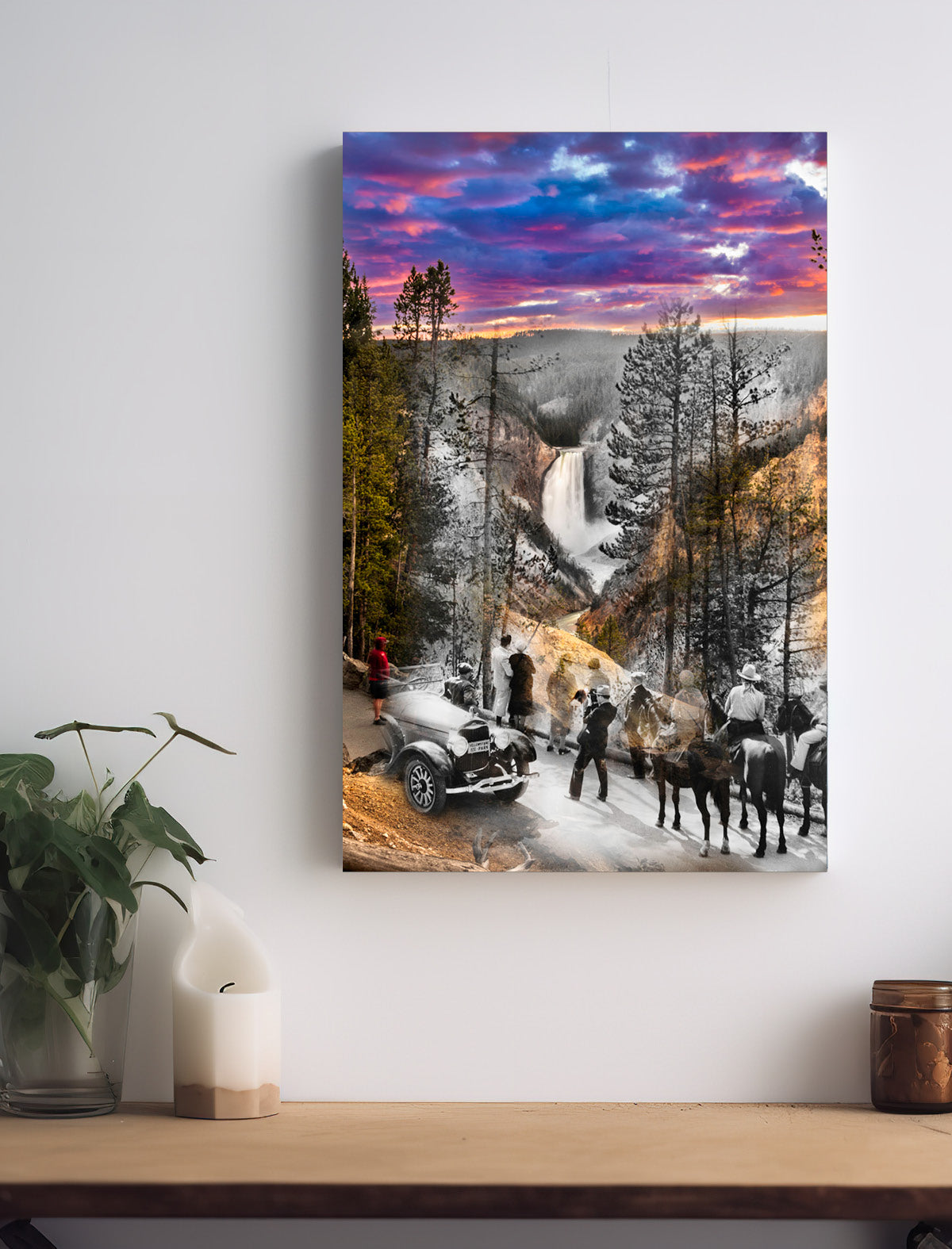 Artist Point, Yellowstone National Park - Canvas Gallery Wrap